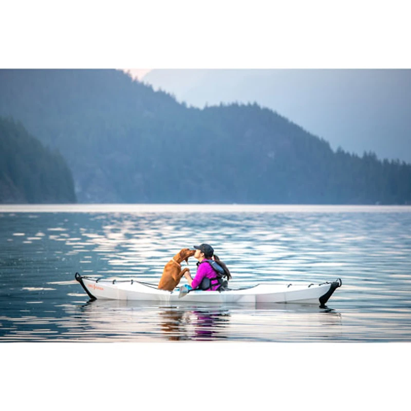 Kayak pliable de 12 pi avec pagaie Beach LT d'Oru Kayak - Blanc