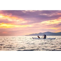 Oru Kayak Beach LT 12 ft. Foldable Kayak with Paddle - White