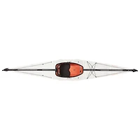Oru Kayak Bay ST 12 ft. Foldable Kayak with Paddle - White