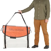 Oru Kayak Bay ST 12 ft. Foldable Kayak with Paddle - White