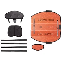 Oru Kayak Bay ST 12 ft. Foldable Kayak with Paddle - White