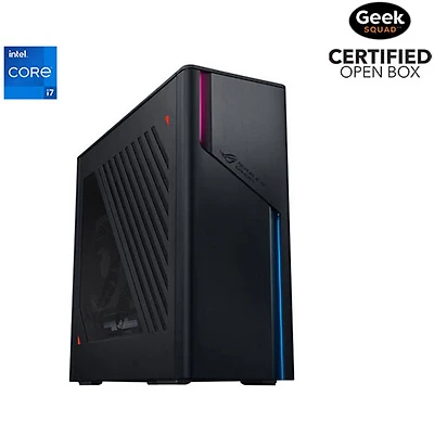 Boîte ouverte - Ordinateur de jeu ROG G22CH d'ASUS (Core i7-13700F d'Intel/SSD 1 To/RAM 32 Go/GeForce RTX4070)