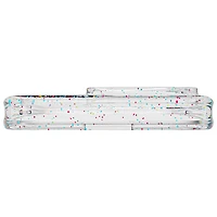 BodyGuardz Carve Fitted Hard Shell Case with MagSafe for iPhone 15 Pro - Silver Sparkle