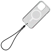 BodyGuardz Carve Fitted Hard Shell Case with MagSafe for iPhone 15 Pro - Silver Sparkle