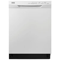 Boîte ouverte - Lave-vaisselle encastrable 24 po 51 dB d'Insignia (NS-DWRF2WH3) - Blanc - Endommagé