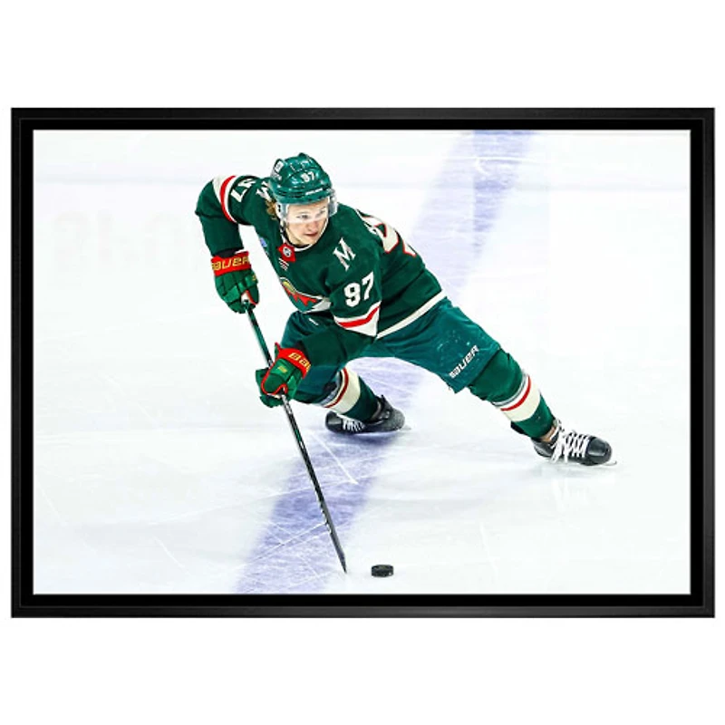 Frameworth - Minnesota Wild : Toile encadrée de Kirill Kaprizov (31 x 22 po)