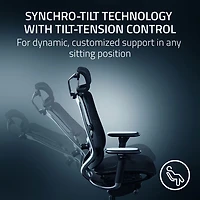 Razer Fujin Pro Ergonomic Mesh Gaming Chair - Black