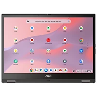 Chromebook Plus à écran tactile 14 po CM34 Flip d'ASUS avec Gemini Advanced pendant 1 an (Ryzen 5 7520C d'AMD/SSD 256 Go/RAM 8 Go)