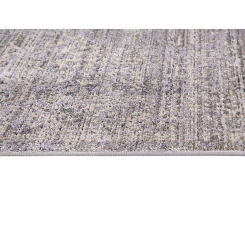 Carpette de 8 x 11 pi Elsa - Gris/Ivoire/Brun