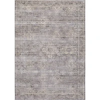 Carpette de 8 x 11 pi Elsa - Gris/Ivoire/Brun