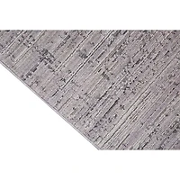 Carpette de 5 x 8 pi Elina - Gris/Noir