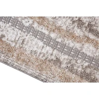 Carpette de 8 x 11 pi Dawn - Gris/Beige/Crème