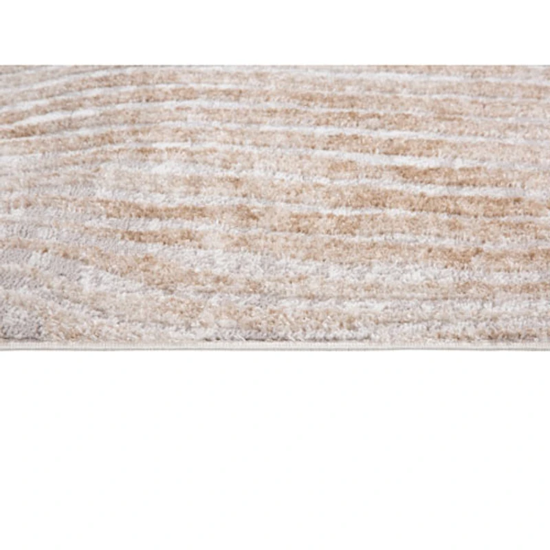 Carpette de 5 x 8 pi Dewy Riverbank - Gris/Crème/Beige