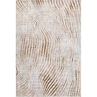 Carpette de 5 x 8 pi Dewy Riverbank - Gris/Crème/Beige