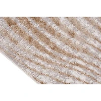 Carpette de 7 x 9 pi Dewy Riverbank - Gris/Crème/Beige
