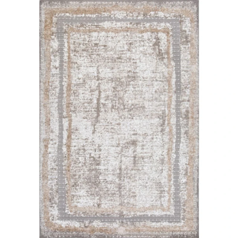Carpette de 7 x 9 pi Dawn - Gris/Beige/Crème