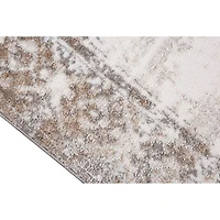Carpette de 8 x 11 pi Metropolitan - Gris/Crème