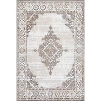 Carpette de 8 x 11 pi Metropolitan - Gris/Crème