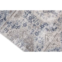 Carpette de 5 x 8 pi Azure Mist - Gris/Bleu