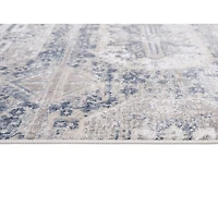 Carpette de 8 x 11 pi Azure Mist - Gris/Bleu