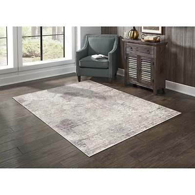 Carpette de 7 x 9 pi Pearl - Blanc/Beige/Bleu
