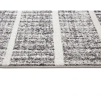 Carpette de 7 x 9 pi Whisper - Blanc/Argenté