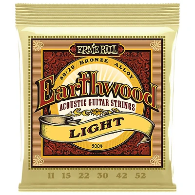 Ernie Ball Earthwood 80/20 Bronze 0.011 - 0.052 Acoustic Guitar String (P02004)