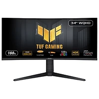 ASUS TUF 34" QHD 180Hz 1ms GTG Curved VA LED FreeSync Gaming Monitor (VG34VQL3A)