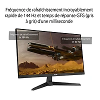 ASUS TUF 23.8" FHD 180Hz 1ms GTG IPS LED FreeSync Gaming Monitor (VG249Q3A)