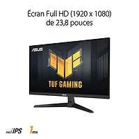 ASUS TUF 23.8" FHD 180Hz 1ms GTG IPS LED FreeSync Gaming Monitor (VG249Q3A)
