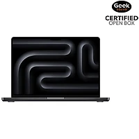 Boîte ouverte - MacBook Pro de 14,2 po d'Apple (automne 2023) - Noir infini (M3 Pro d'Apple/SSD 1 To/RAM 18 Go) - Anglais