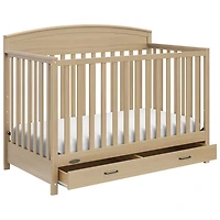 Lit de bébé transformable 5-en-1 Benton de Graco avec tiroir - Bois flotté