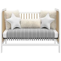 Lit de bébé transformable 3-en-1 Pasadena de Storkcraft - Blanc/Bois flotté