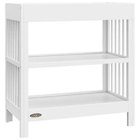 Graco Teddi 2-Shelf Changing Table with Changing Pad - White