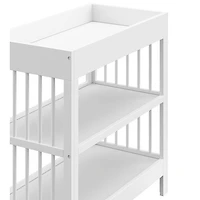 Graco Teddi 2-Shelf Changing Table with Changing Pad - White