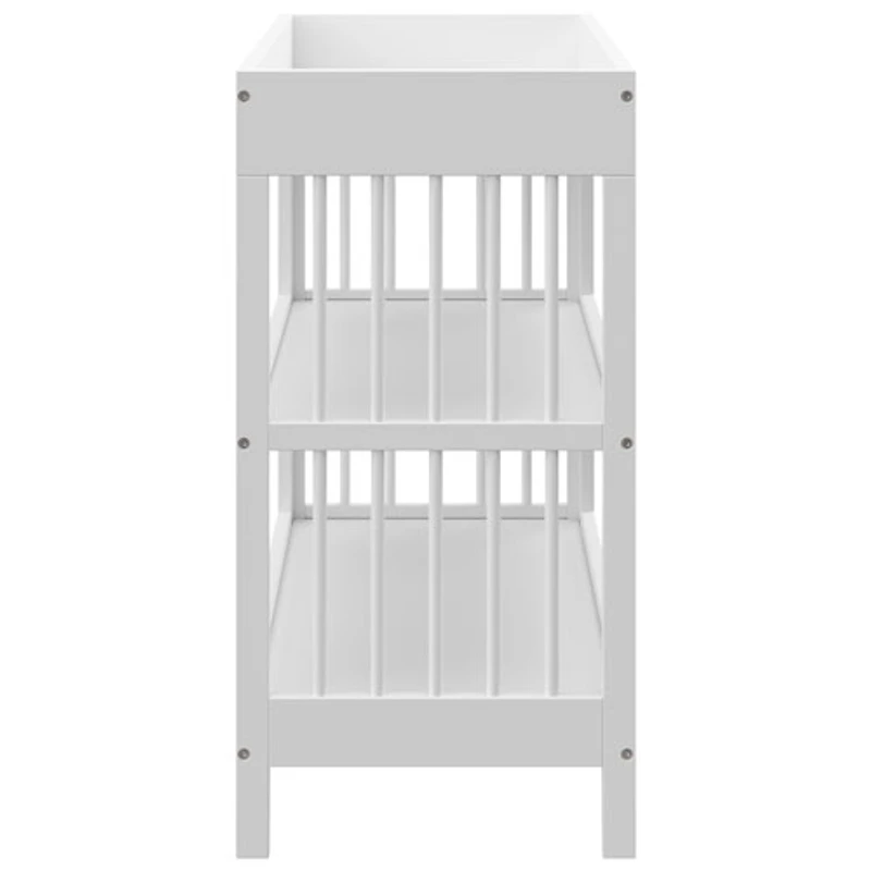 Graco Teddi 2-Shelf Changing Table with Changing Pad - White