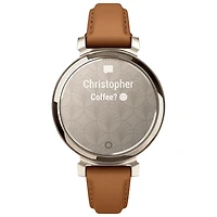 Garmin Lily 2 Classic 30.4mm Bluetooth Smartwatch - Tan