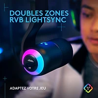 Logitech G Yeticaster GX Dynamic Supercardioid Gaming LIGHTSYNC RGB Gaming Microphone & Boom Arm Bundle - Only at Best Buy