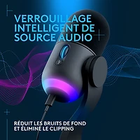 Logitech G Yeticaster GX Dynamic Supercardioid Gaming LIGHTSYNC RGB Gaming Microphone & Boom Arm Bundle - Only at Best Buy