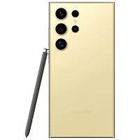 Galaxy S24 Ultra de 256 Go de Samsung avec Freedom Mobile - Jaune titane - Paiement Balance mensuel