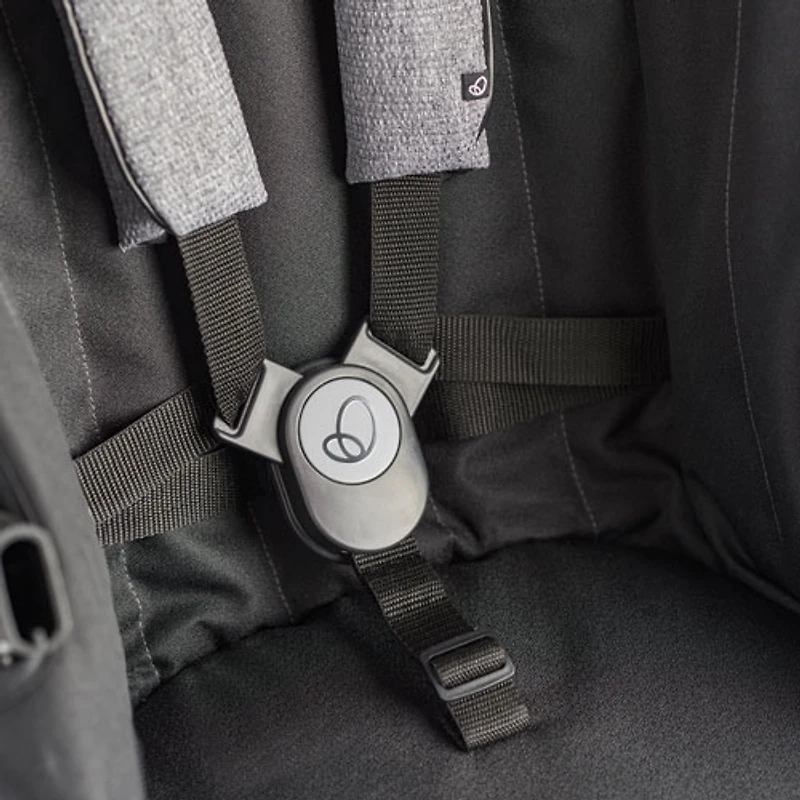 Evenflo Gold SensorSafe Pivot Xpand Smart Modular Travel System w/ LiteMax Infant Car Seat - Moonstone Grey/Black