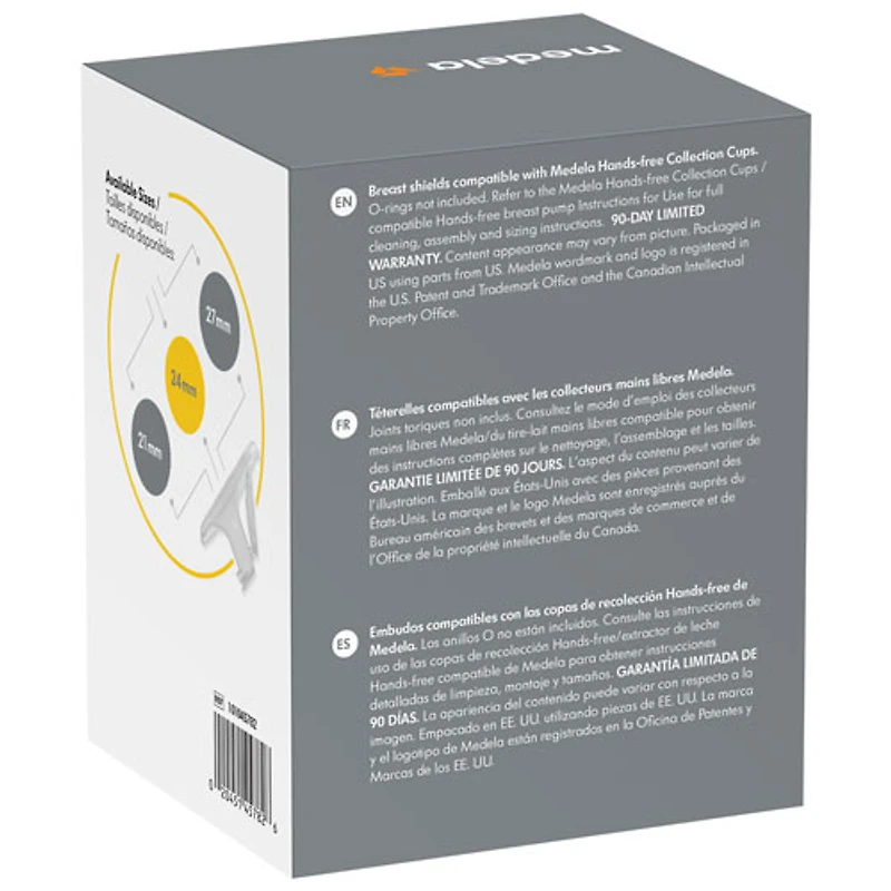 Téterelles mains libres de Medela - 24 mm - Lot de 2