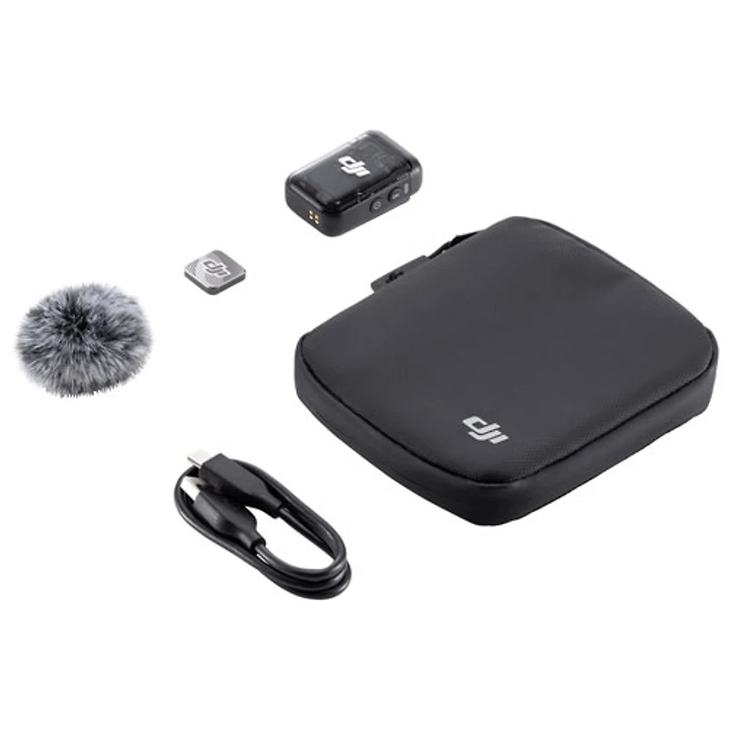 DJI Mic 2 Wireless Microphone Transmitter (1 TX) - Shadow Black