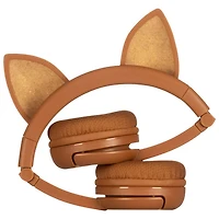 Onandoff BuddyPhones PlayEars+ Bluetoooth Headphones - Brown Fox