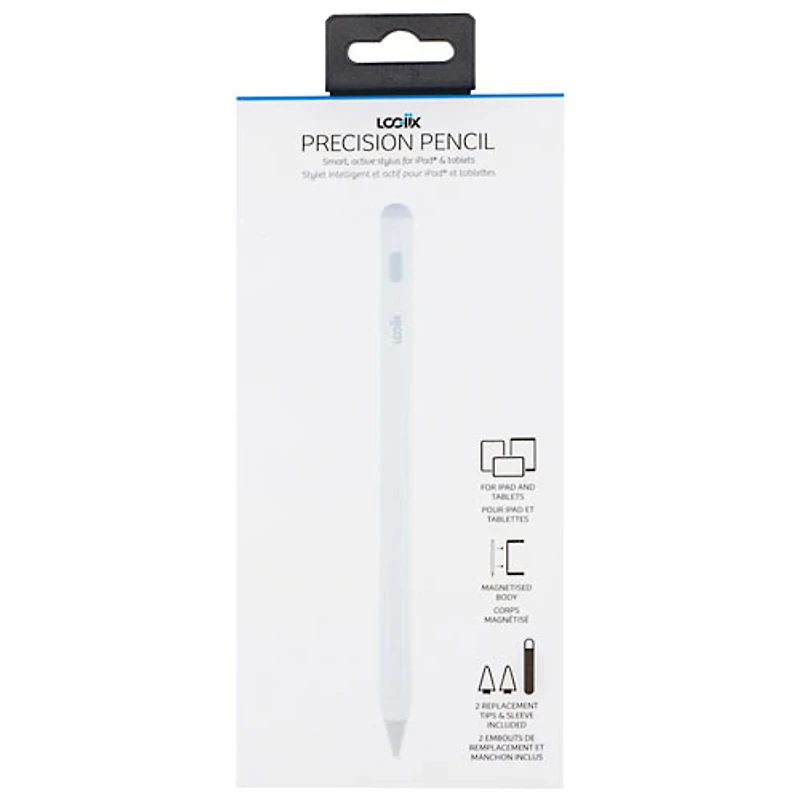 Stylet Precision de LOGiiX pour iPad - Blanc