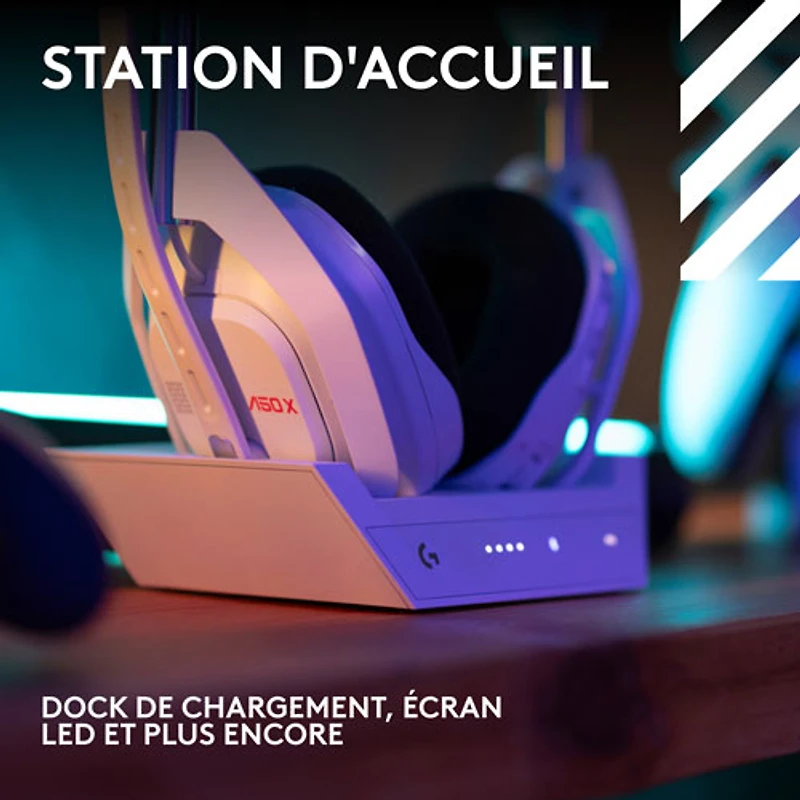 Casque de jeu sans fil Astro A50 X de Logitech G pour Xbox/PS5/PC - Blanc - Exclusivité Best Buy