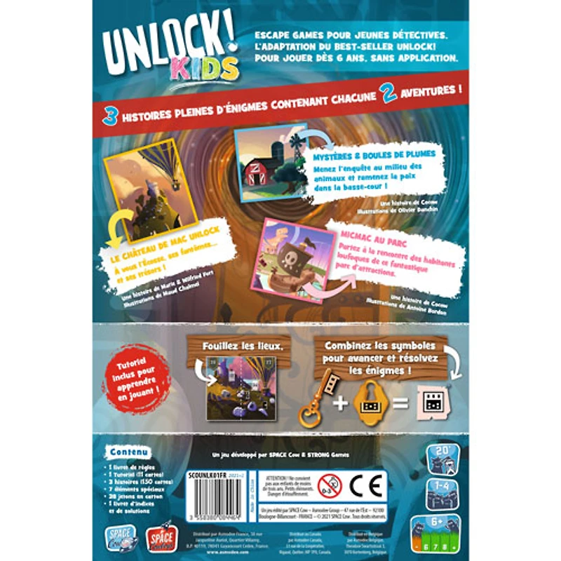 Jeu de cartes Unlocked! Kids - Français