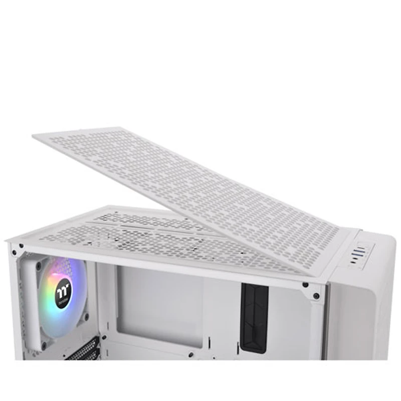 Boîtier d'ordinateur ATX mi-haut Ceres 300TG ARGB Plus de Thermaltake - Blanc