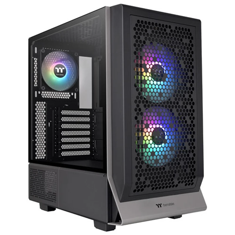 Boîtier d'ordinateur ATX mi-haut Ceres 300TG ARGB Plus de Thermaltake - Noir
