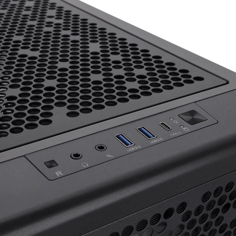 Boîtier d'ordinateur ATX mi-haut Ceres 300TG ARGB Plus de Thermaltake - Noir